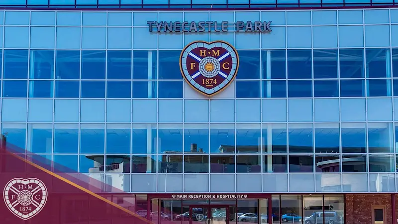 New fire alarm system installed at Tynecastle Park for Heart of Midlothian FC.