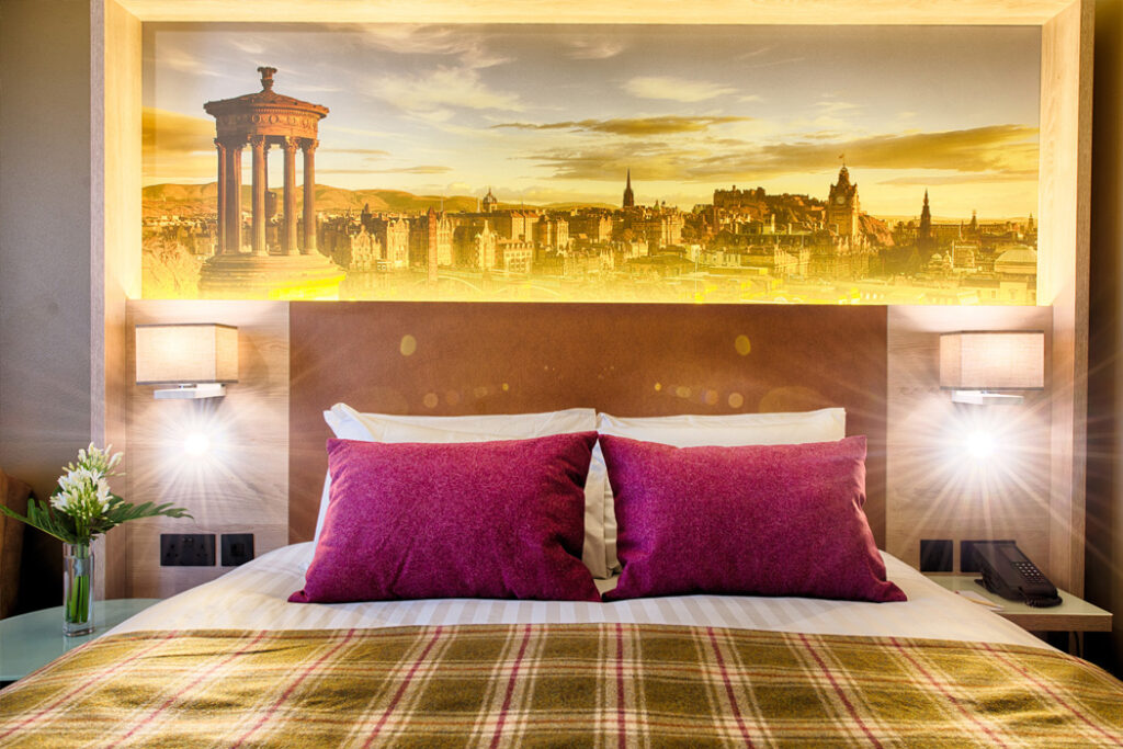 bedroom royal edinburgh hotel