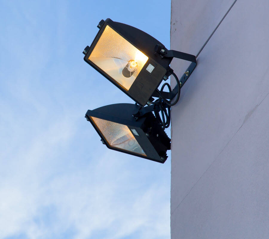 Commercial exterior lighting installed and repaired.