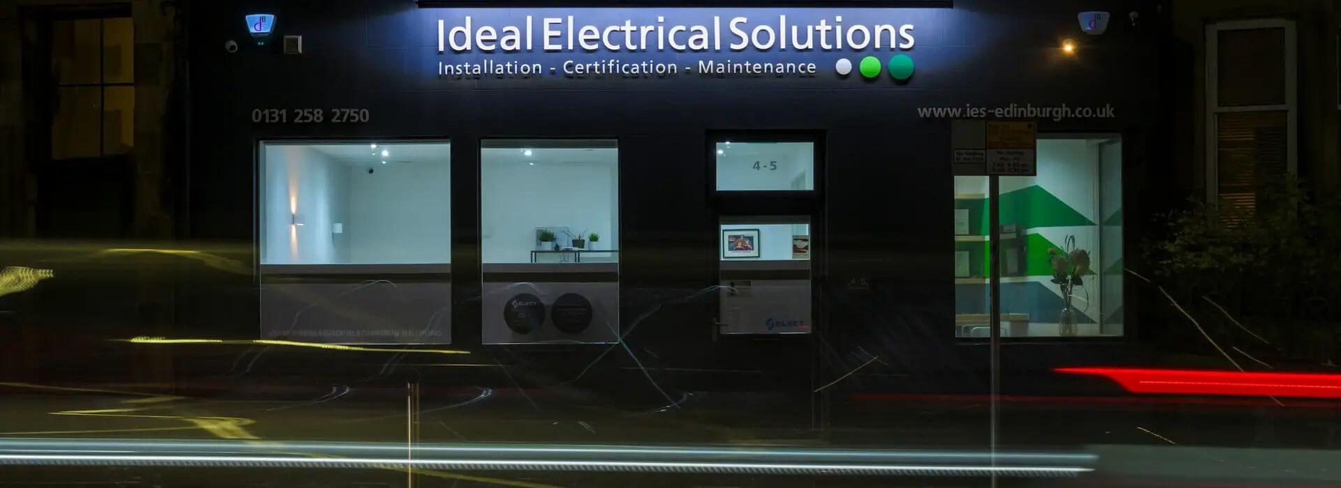 View of Ideal office - trusted Edinburgh electricians & electrical contractors.