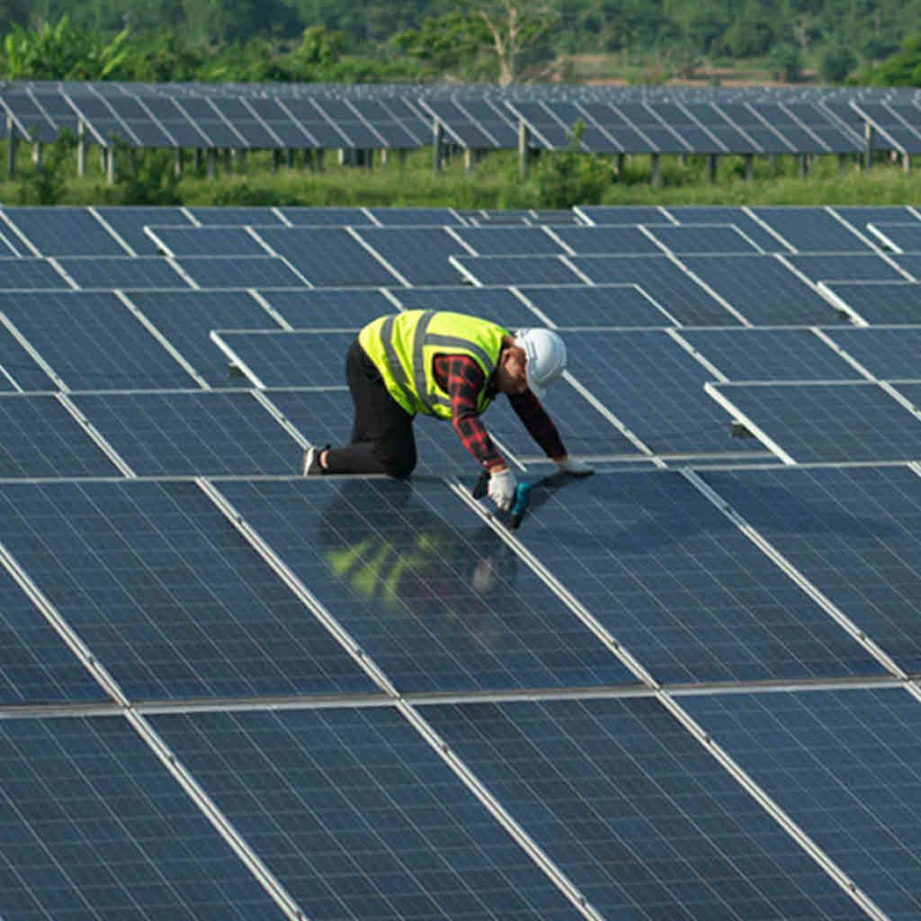 Maintaining a company's solar panels protects the ROI and maintains output.