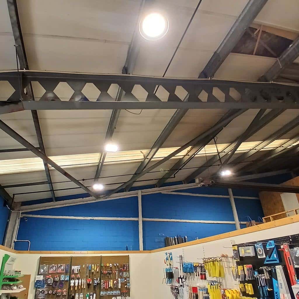 New LED lighting fitted throughout the warehouse and trade counter.