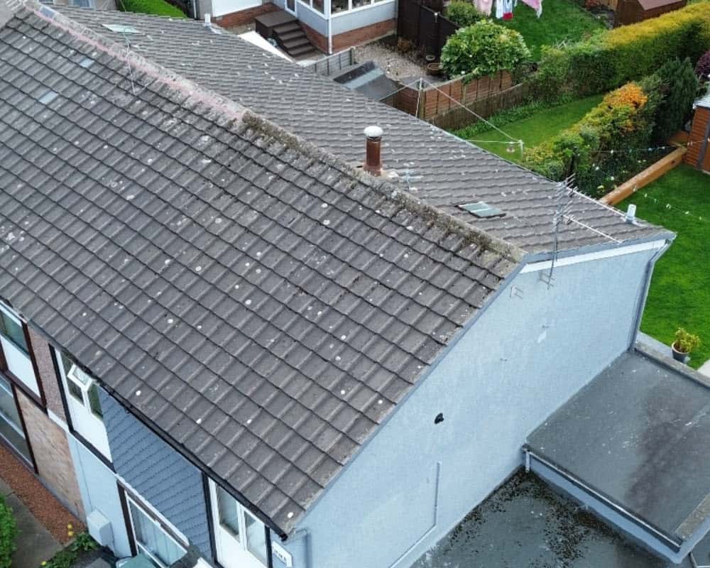 This pitched roof was in very good condition for solar panels to be installed.
