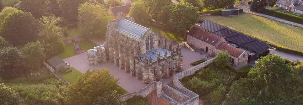 Commercial EICR testing at Rosslyn chapel.