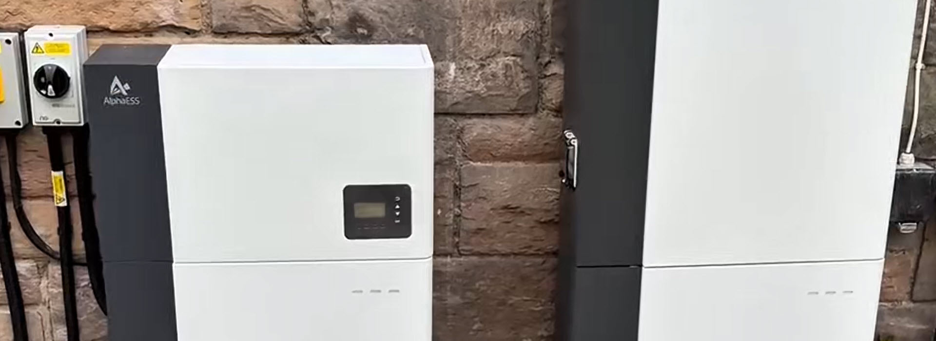 Alpha ESS batteries and Smile G3 inverter installed at this Murrayfield home.
