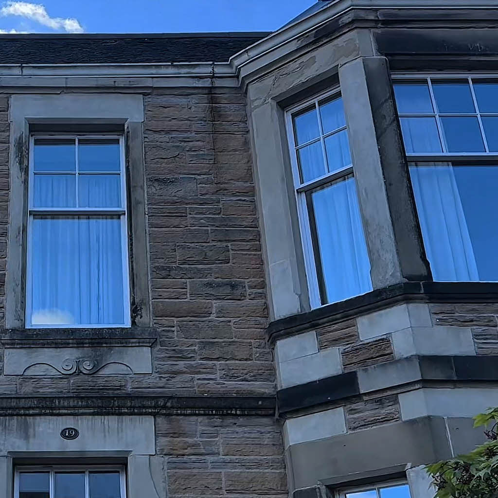 The new Gospel Hall being built. Beautiful home in the Murrayfield area of Edinburgh.